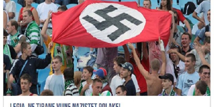 Legioniści – naziści! Legia nazisci