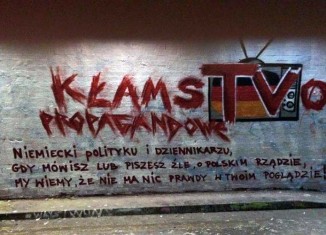 Zajebisty mural Kibiców w UK