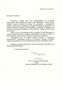 podziekowanie