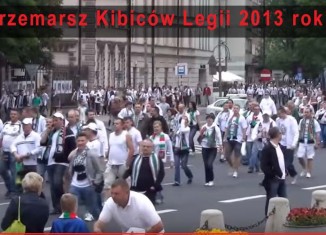 Przemarsz Kibiców Legii 2013 rok!