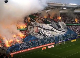 Legia – Piast, oprawa na Ł3