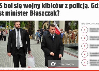 Wojna kibiców z policją!