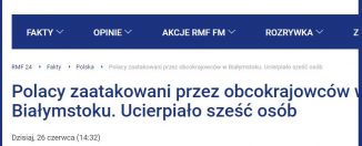 Atak na Polaków!