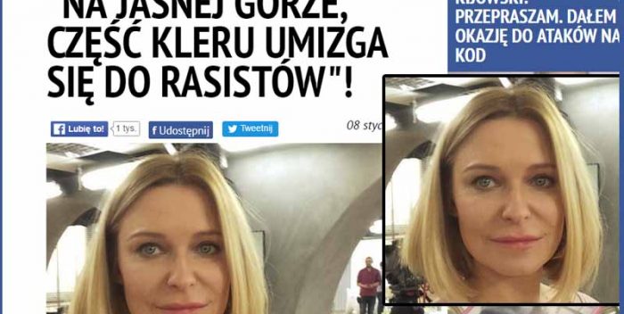 Paulina Młynarska komentuje Kibicowską Pielgrzymkę! Paulina Młynarska komentuje Kibicowską Pielgrzymkę!