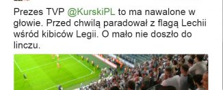 Kibice Legii oblali Kurskiego!