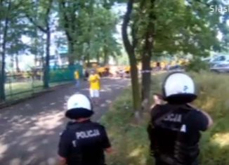 Kibic GKS stracił wzrok!